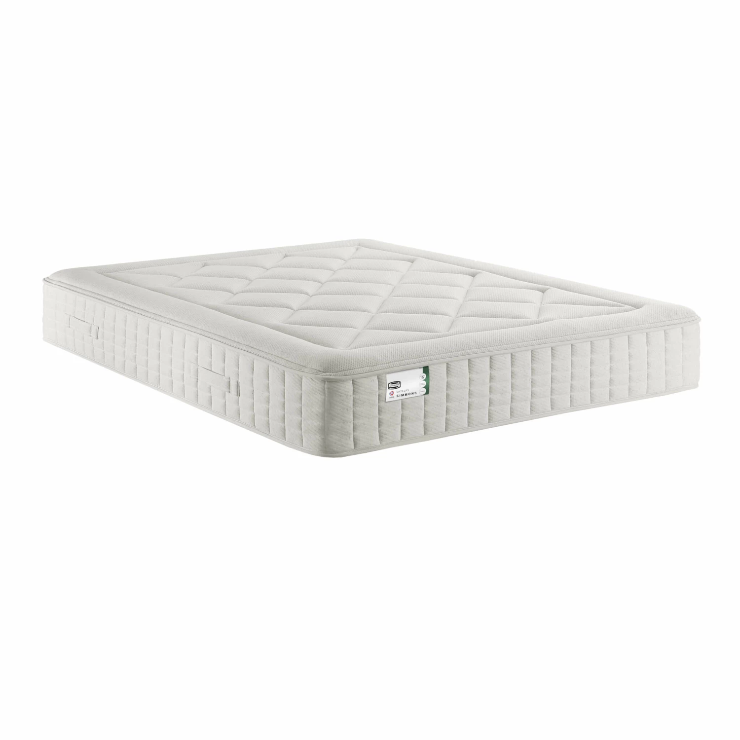 Matelas Simmons Ressorts Ensachés, Latex, Mousse Et Lin F1rst FR.4 3 Matelas Simmons Ressorts Ensachés, Latex, Mousse Et Lin F1rst FR.4