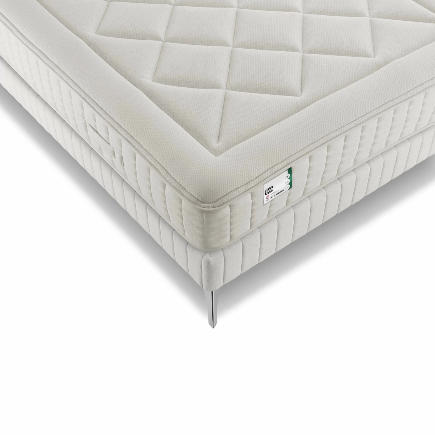 Matelas Simmons Ressorts Ensachés, Latex, Mousse Et Lin F1rst FR.4 5 Matelas Simmons Ressorts Ensachés, Latex, Mousse Et Lin F1rst FR.4 – Image 3