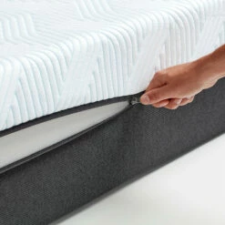 Matelas Tempur Pro Plus Smartcool -Doublures De Lit Soldes 2024 matelas tempur pro plus sc zoom zip fond blanc