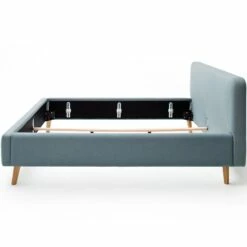 Lit Scandinave Capitonné En Tissu - LT8001 10 Lit Scandinave Capitonné En Tissu - LT8001 -Doublures De Lit Soldes 2024 mattis bleu glacier cadre fond blanc 2