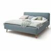 Lit Scandinave Capitonné En Tissu - LT8001 2 Lit Scandinave Capitonné En Tissu - LT8001 -Doublures De Lit Soldes 2024 mattis bleu glacier profil fond blanc 1 1