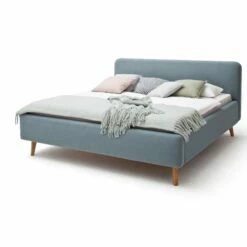 Lit Scandinave Capitonné En Tissu - LT8001