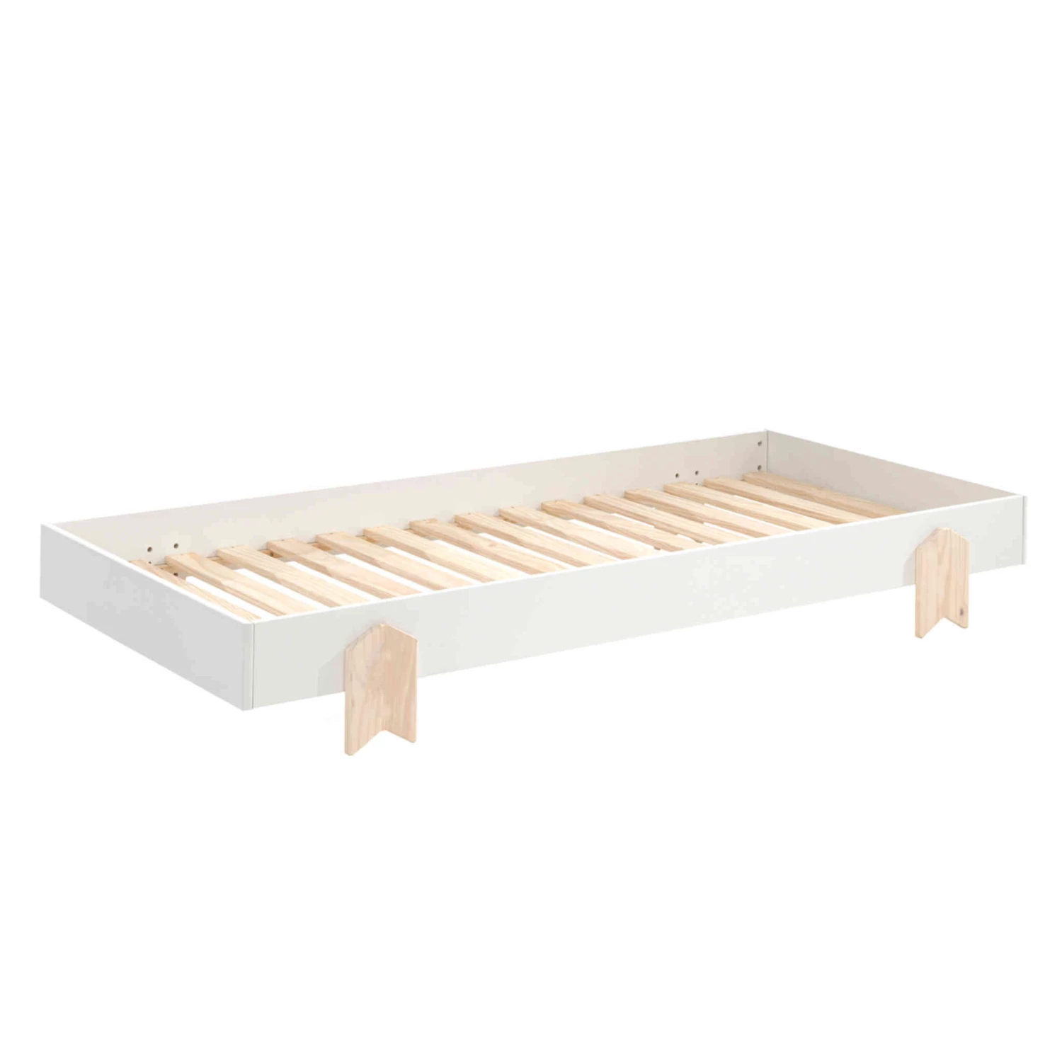 Lit Enfant En Bois Avec Pieds Flèche 90x200 Cm - LT2053 4 Lit Enfant En Bois Avec Pieds Flèche 90x200 Cm - LT2053 – Image 2