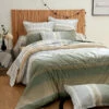 Parure De Lit Niagara Kaki - Tradilinge -Doublures De Lit Soldes 2024 niagara kaki