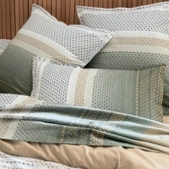 Parure De Lit Niagara Kaki - Tradilinge 6 Parure De Lit Niagara Kaki - Tradilinge -Doublures De Lit Soldes 2024 niagara kaki zoom 2