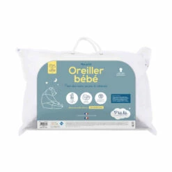 Pack Couette Légère Et Oreiller Moelleux Bébé Anti-acariens -Doublures De Lit Soldes 2024 oreillerb b encart 1