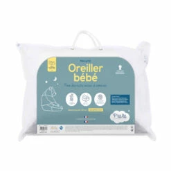 Pack Couette Légère Et Oreiller Moelleux Bébé Anti-acariens -Doublures De Lit Soldes 2024 oreillerb b encart 3
