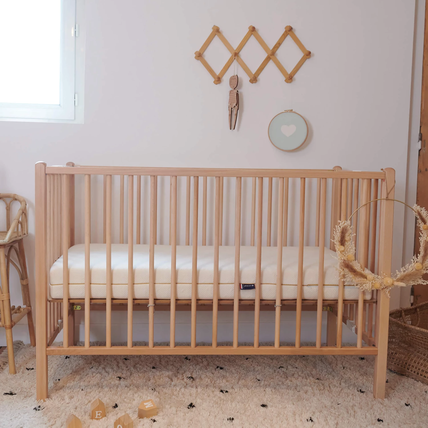 Candide Matelas Bébé En Fibres De Coton Recyclées ORGANIC COTON 7 Candide Matelas Bébé En Fibres De Coton Recyclées ORGANIC COTON – Image 5