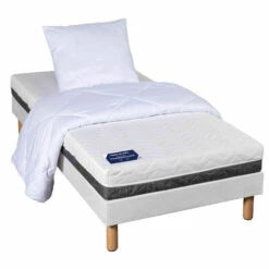 Matelas Mousse Haute Densité Tranquillité 9 Matelas Mousse Haute Densité Tranquillité -Doublures De Lit Soldes 2024 pack matelas mousse tranquilite terre de nuit 90x190 fond blanc