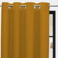 Rideaux à œillets Panama 135x250 Cm 17 Rideaux à œillets Panama 135x250 Cm -Doublures De Lit Soldes 2024 panama jaune