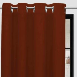 Rideaux à œillets Panama 135x250 Cm 19 Rideaux à œillets Panama 135x250 Cm -Doublures De Lit Soldes 2024 panama orange