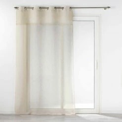 Voilage à œillets Eleania 140x240 9 Voilage à œillets Eleania 140x240 -Doublures De Lit Soldes 2024 panneau a oeillets lin eleania ambiance 2