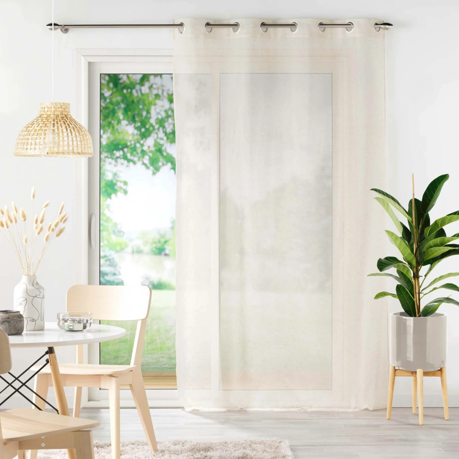 Voilage à œillets Norine 140x240 3 Voilage à œillets Norine 140x240