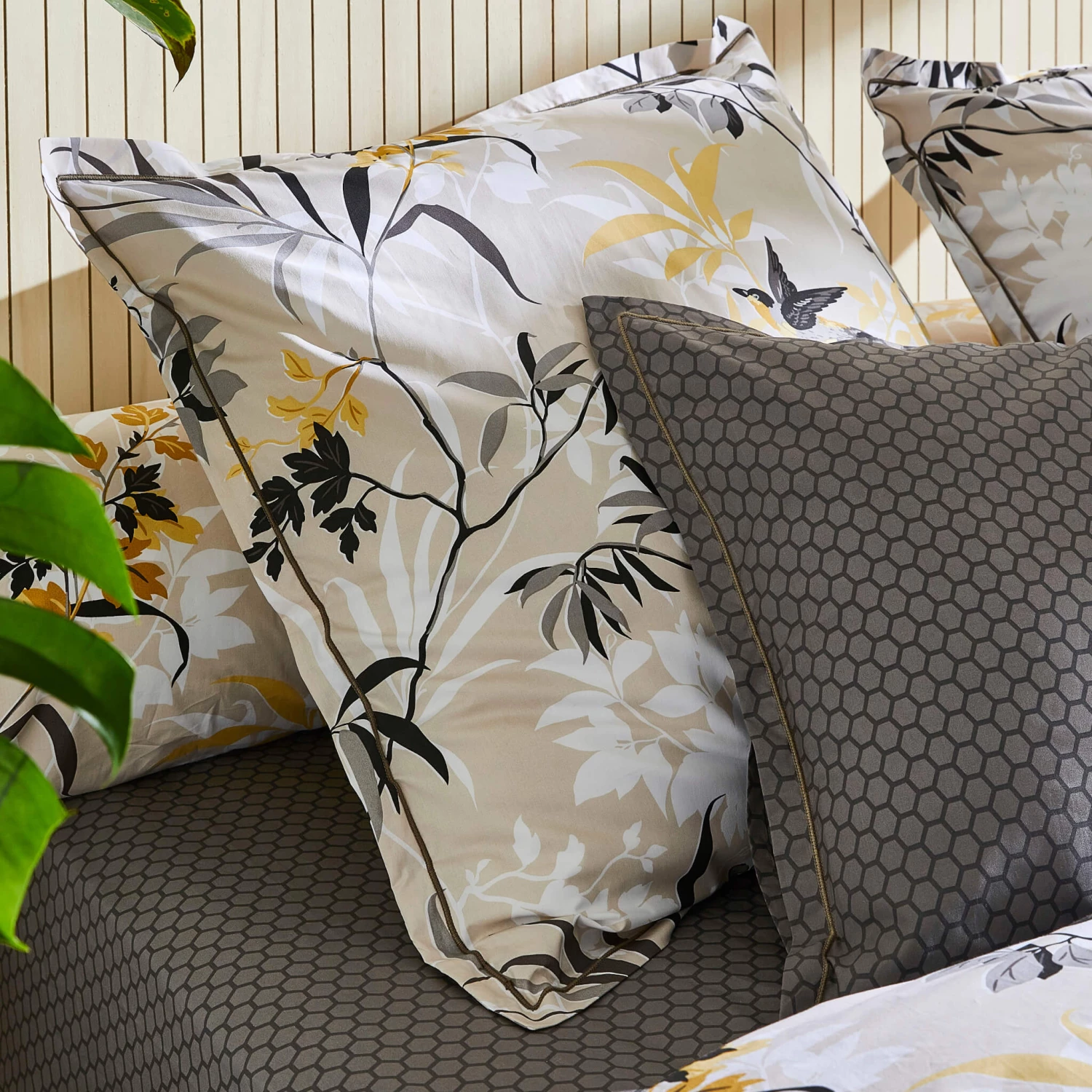 Parure De Lit Percale Asia Beige - Tradilinge 4 Parure De Lit Percale Asia Beige - Tradilinge – Image 2