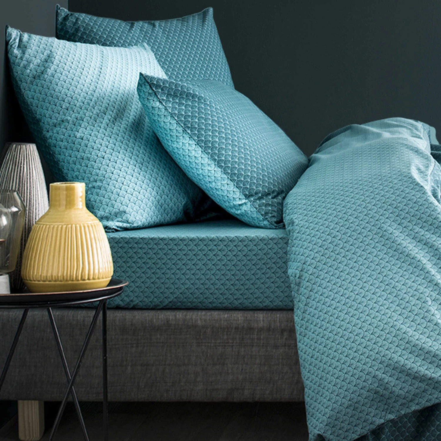 Parure De Lit Camille Émeraude 4 Parure De Lit Camille Émeraude – Image 2