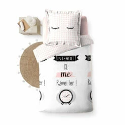 Parure De Lit Enfant Dring 140x200 8 Parure De Lit Enfant Dring 140x200 -Doublures De Lit Soldes 2024 parure de lit dring vue dessus fond blanc