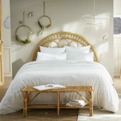 Housse De Couette 100% Coton Broderie Anglaise 15 Housse De Couette 100% Coton Broderie Anglaise -Doublures De Lit Soldes 2024 parure de lit jeanne coco ambiance