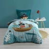 Parure De Lit Enfant Moussaillon 140x200 -Doublures De Lit Soldes 2024 parure de lit moussaillon ambiance