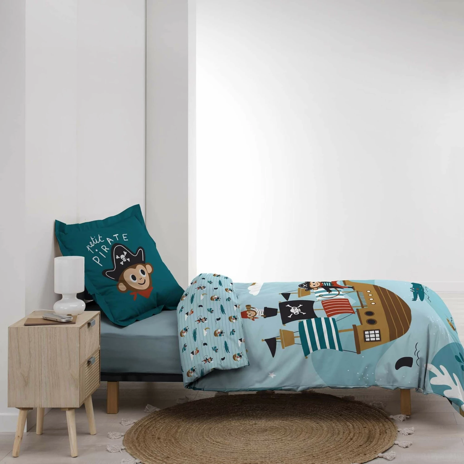 Parure De Lit Enfant Moussaillon 140x200 6 Parure De Lit Enfant Moussaillon 140x200 – Image 4