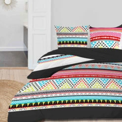 Parure De Lit Pérou Anthracite 5 Parure De Lit Pérou Anthracite -Doublures De Lit Soldes 2024 parure de lit p rou anthracite 2 1