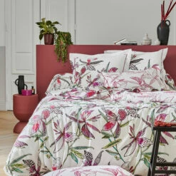 Parure De Lit Pénélope Rose - Tradilinge