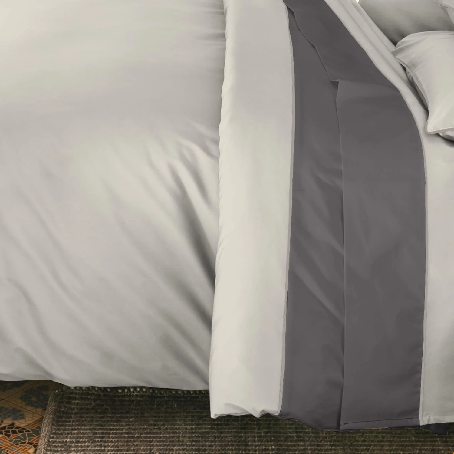 Parure De Lit Percale Sydney Naturel 4 Parure De Lit Percale Sydney Naturel – Image 2