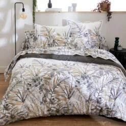 Parure De Lit Sumatra Fusain - Tradilinge