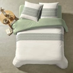 Parure De Lit Percale Zella 8 Parure De Lit Percale Zella -Doublures De Lit Soldes 2024 parure de lit zella vue dessus