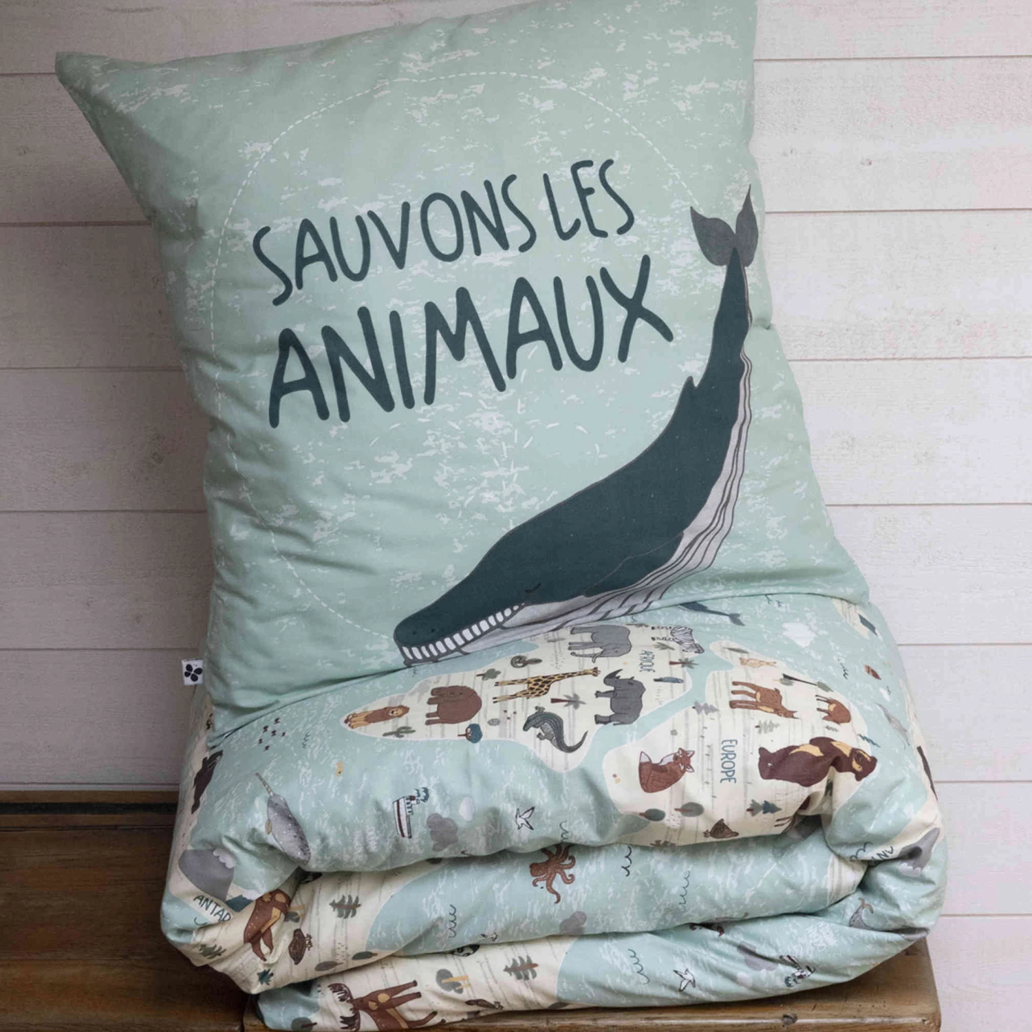 Parure De Lit Enfant Map 140x200 4 Parure De Lit Enfant Map 140x200 – Image 2