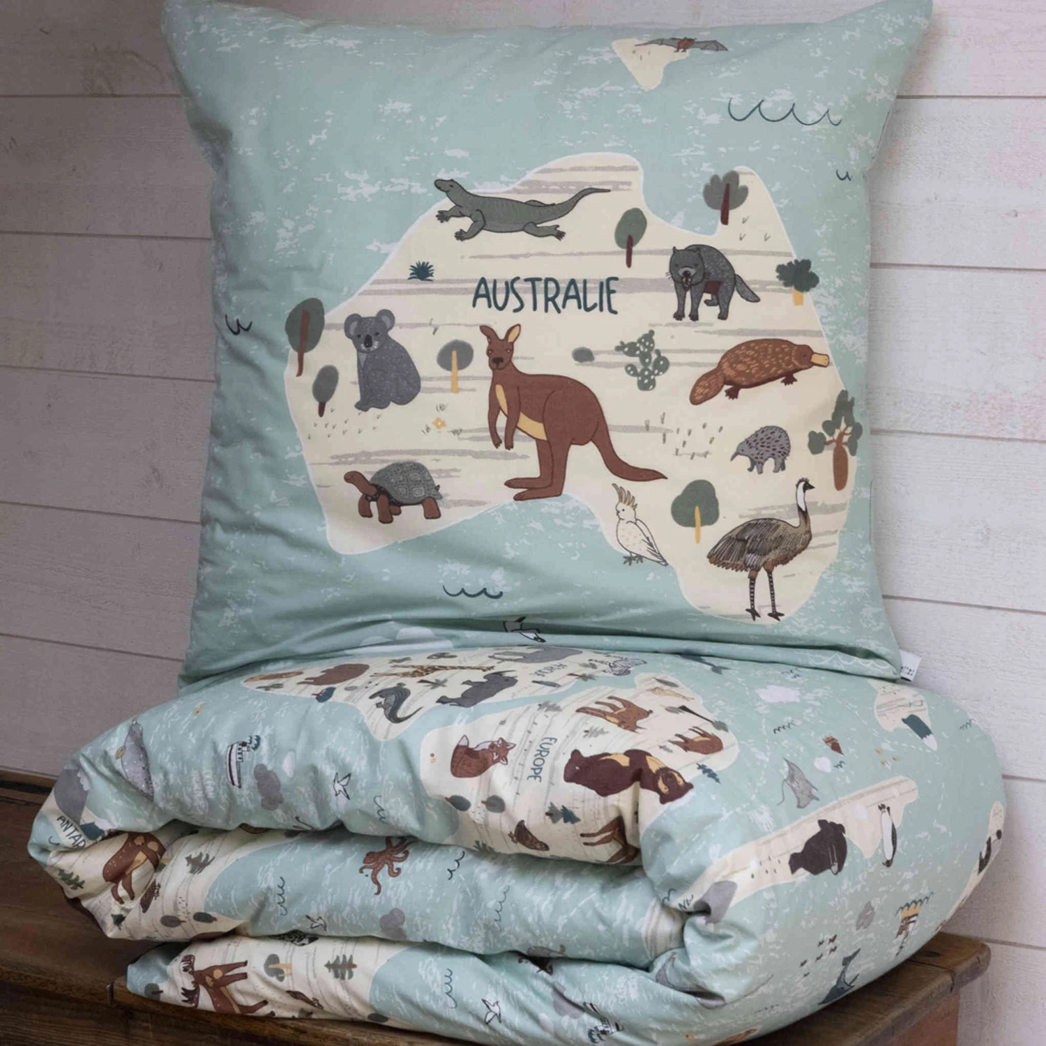 Parure De Lit Enfant Map 140x200 5 Parure De Lit Enfant Map 140x200 – Image 3