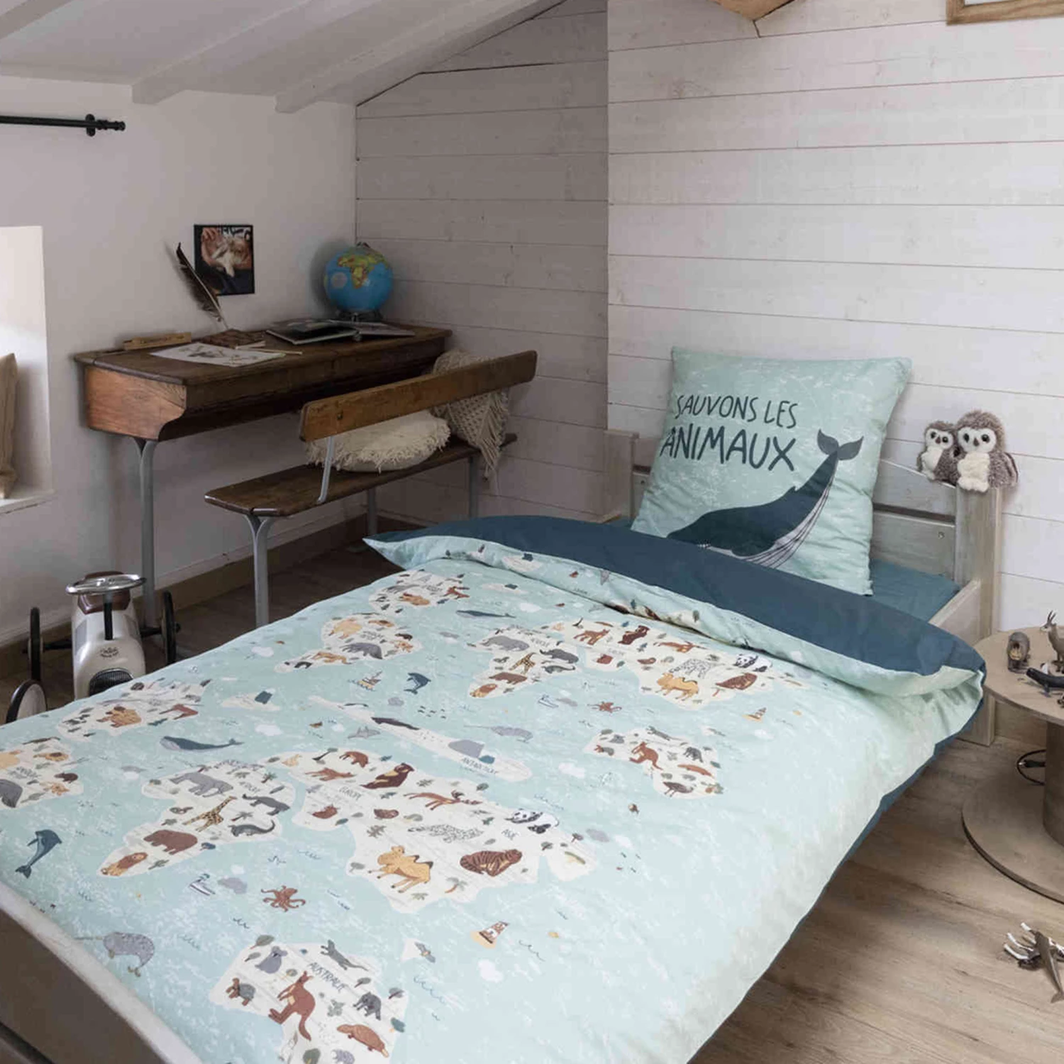 Parure De Lit Enfant Map 140x200 7 Parure De Lit Enfant Map 140x200 – Image 5