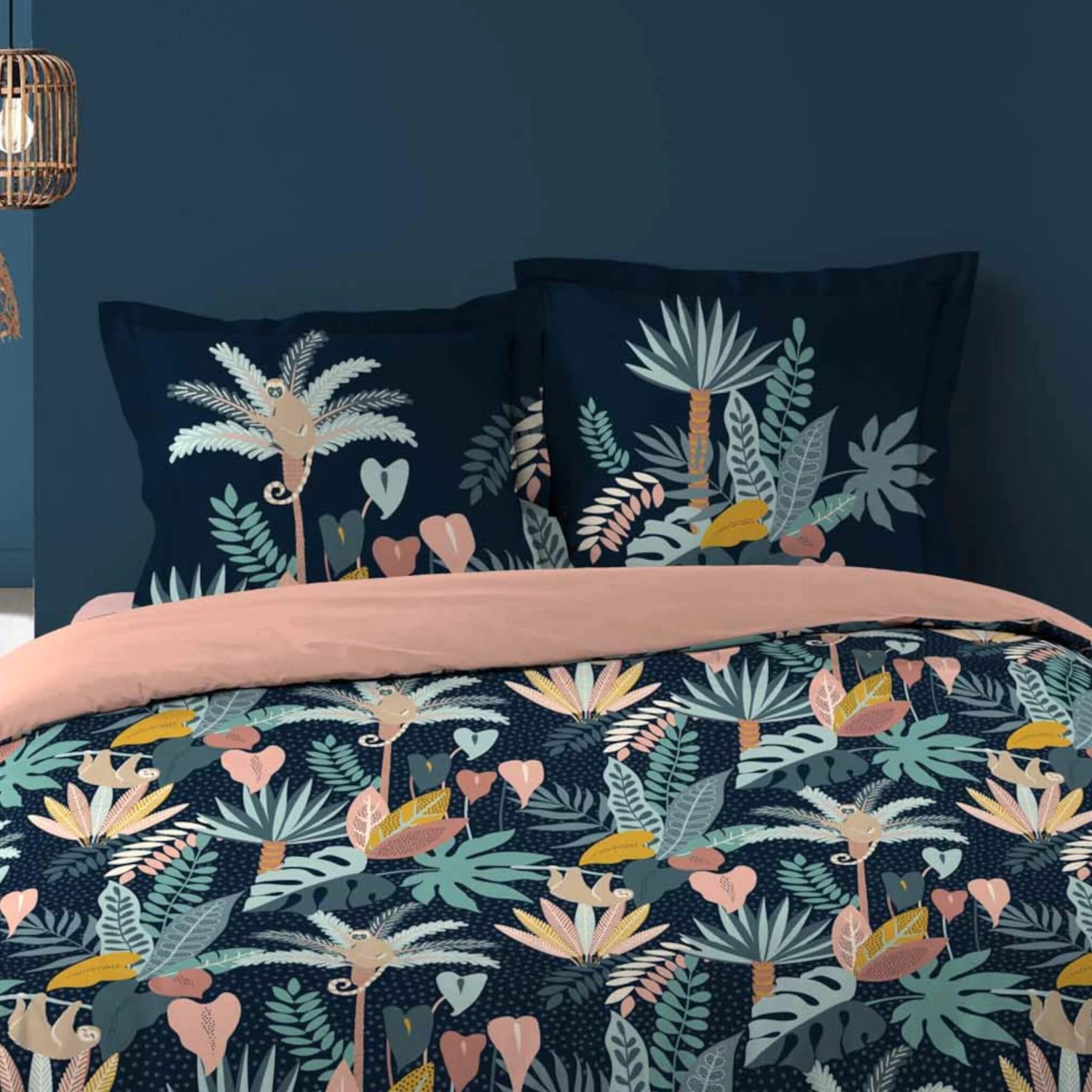 Parure De Lit Guinea Bleu 4 Parure De Lit Guinea Bleu – Image 2