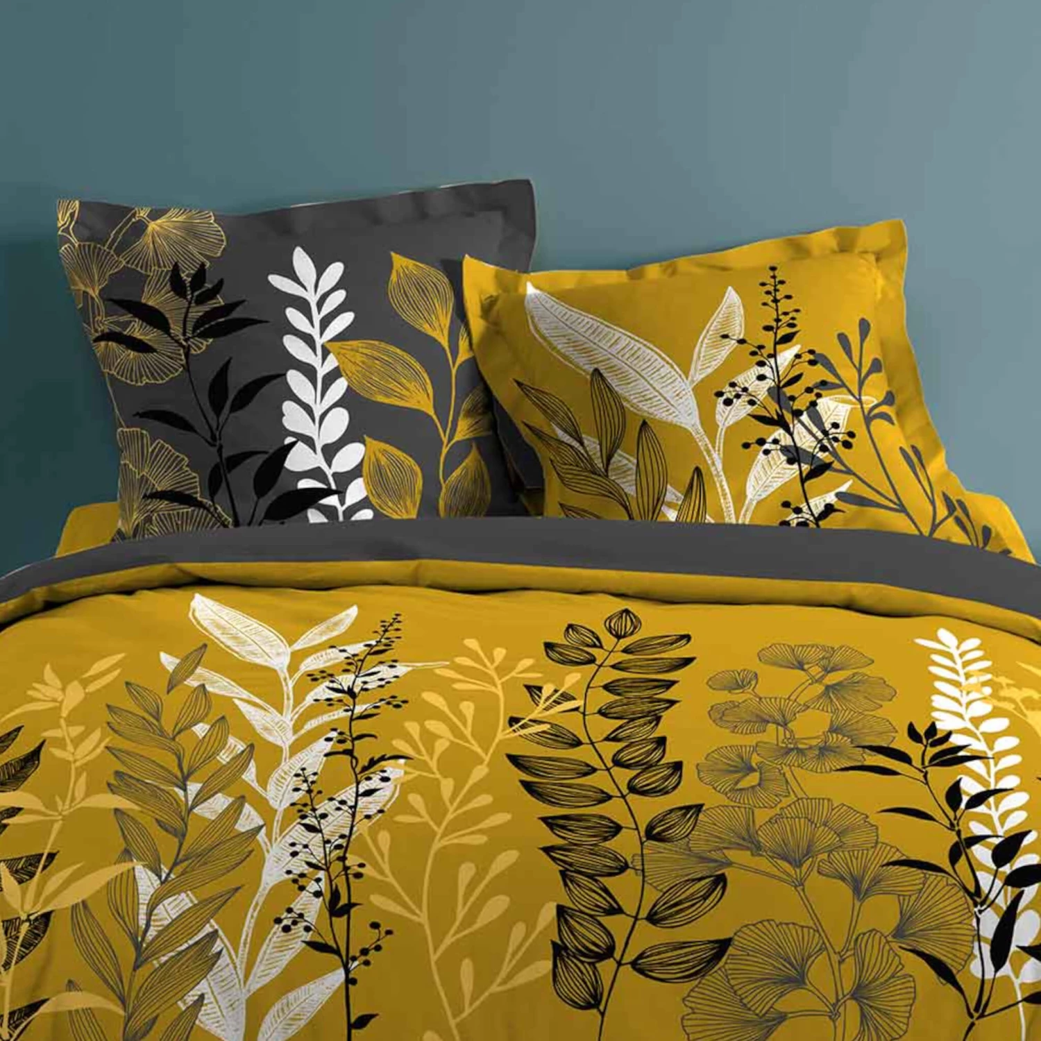 Parure De Lit Isabella Gris 4 Parure De Lit Isabella Gris – Image 2