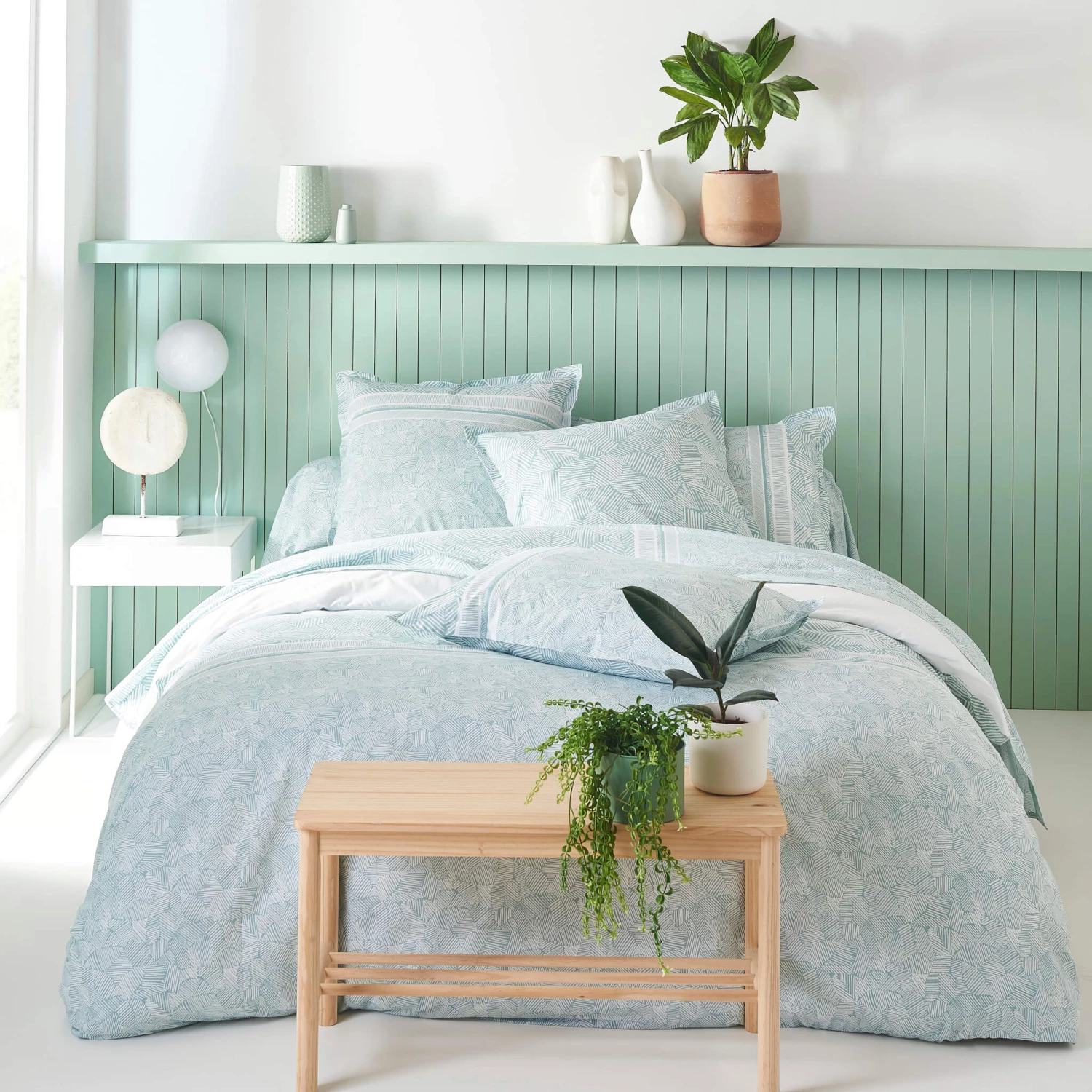 Parure De Lit Leo écume - Tradilinge 3 Parure De Lit Leo écume - Tradilinge