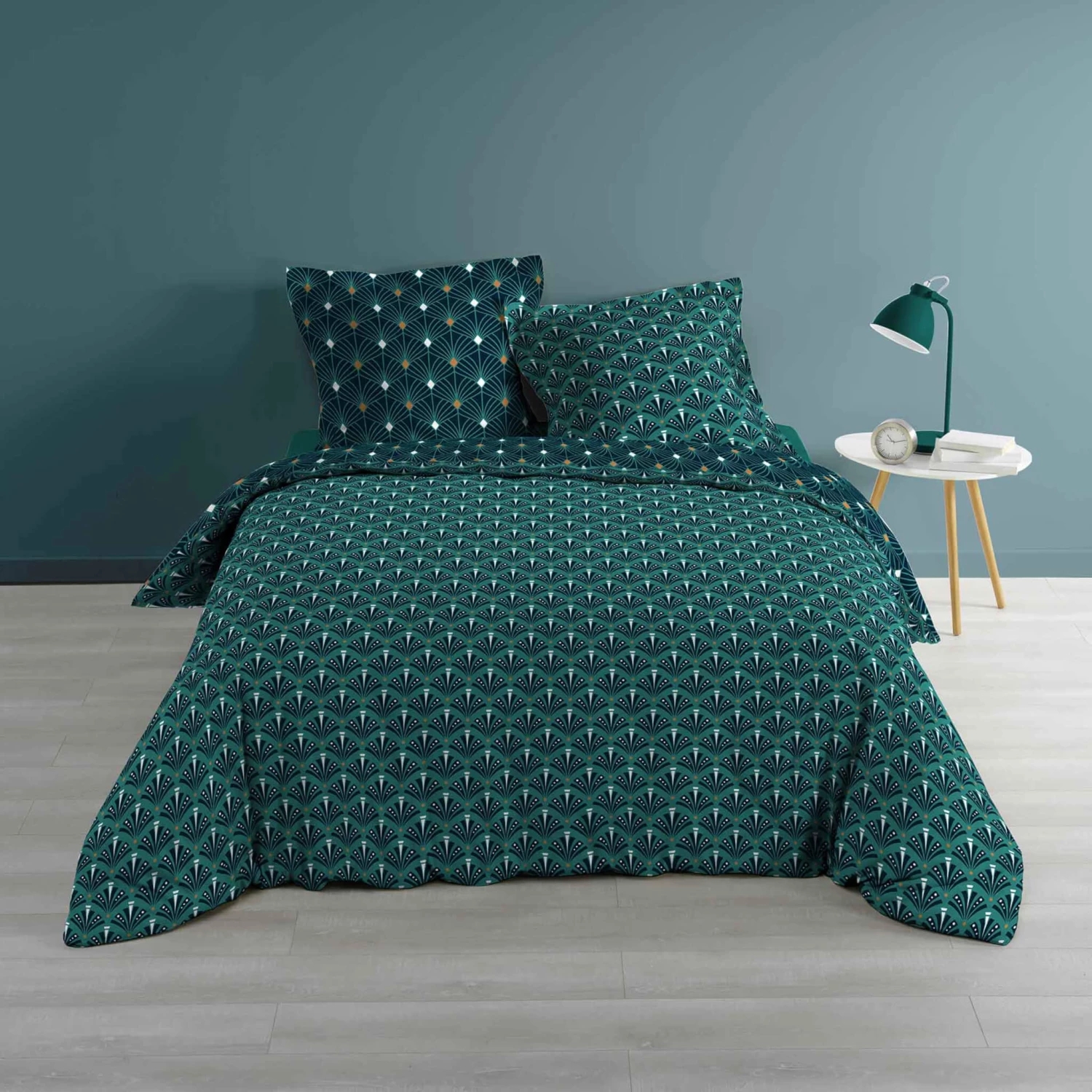 Parure De Lit Meloe Bleu 4 Parure De Lit Meloe Bleu – Image 2