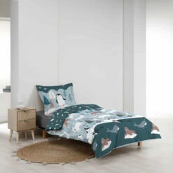 Parure De Lit Enfant Princesse Banquise 140x200 Cm -Doublures De Lit Soldes 2024 parure princesse banquise ambiance