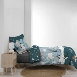 Parure De Lit Enfant Princesse Banquise 140x200 Cm -Doublures De Lit Soldes 2024 parure princesse banquise profil