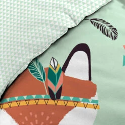 Parure De Lit Enfant Princesse Renardeau 140x200 Cm 9 Parure De Lit Enfant Princesse Renardeau 140x200 Cm -Doublures De Lit Soldes 2024 parure princesse renardeau zoom