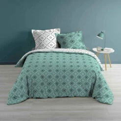 Parure De Lit Tahina 240x220 Cm 10 Parure De Lit Tahina 240x220 Cm -Doublures De Lit Soldes 2024 parure tahina bleu 2