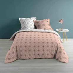 Parure De Lit Tahina 240x220 Cm 12 Parure De Lit Tahina 240x220 Cm -Doublures De Lit Soldes 2024 parure tahina rose 2