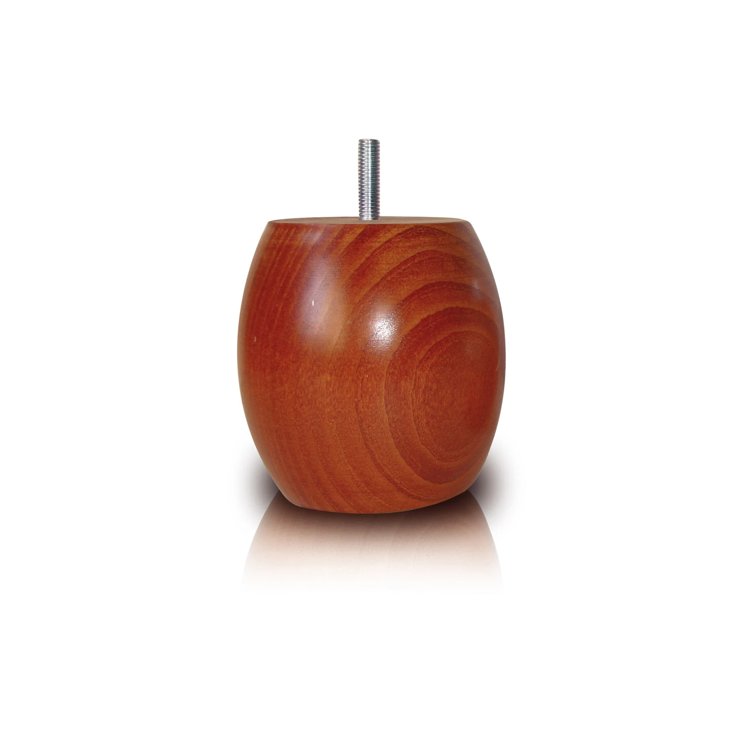 4 Pieds Boules Bois Merisier 5 4 Pieds Boules Bois Merisier – Image 3