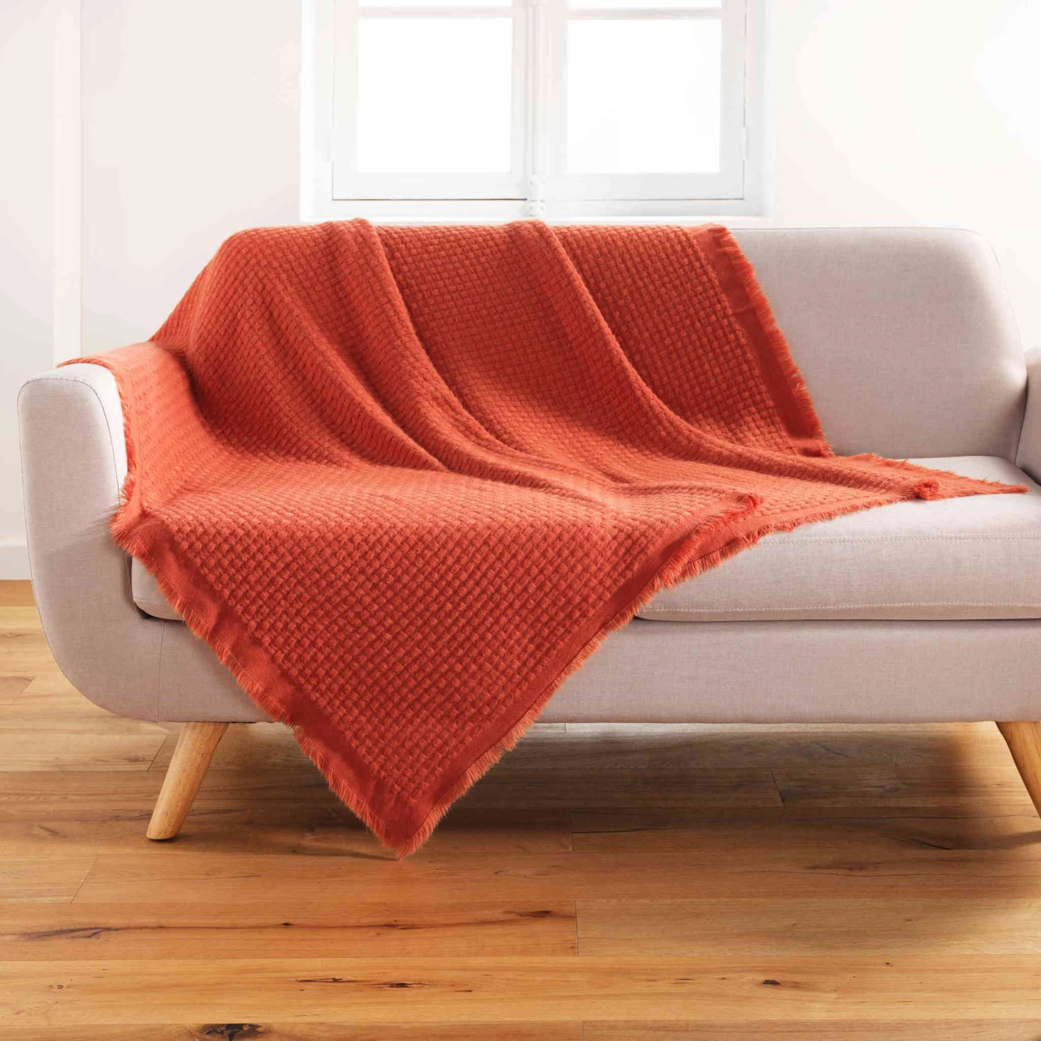 Plaid à Franges Acrylique Coraline 125x150 Cm 8 Plaid à Franges Acrylique Coraline 125x150 Cm – Image 6