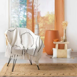 Plaid Kenya Lodge 125x150 Cm -Doublures De Lit Soldes 2024 plaid kenya lodge noir ambiance