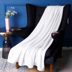 Plaid Polaire Sherpa Bella 125x150 Cm 7 Plaid Polaire Sherpa Bella 125x150 Cm -Doublures De Lit Soldes 2024 plaid polaire sherpa bella 125x150 cm blanc