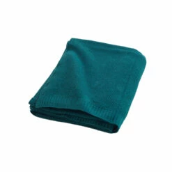 Plaid Tricotine 125x150 Cm 31 Plaid Tricotine 125x150 Cm -Doublures De Lit Soldes 2024 plaid tricotine emeraude zoom 1 1