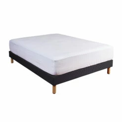 Protège Matelas Anti-acariens Microstop Molleton 100% Coton - Bonnet 40 Cm