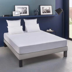 Protège Matelas Bultex Coton Doux - Bonnet Extensible 20 à 30 Cm 9 Protège Matelas Bultex Coton Doux - Bonnet Extensible 20 à 30 Cm -Doublures De Lit Soldes 2024 protege matelas coton doux ambiance