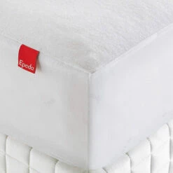 Protège Matelas Epeda Coton Imperméable Et Respirant 5 Protège Matelas Epeda Coton Imperméable Et Respirant -Doublures De Lit Soldes 2024 protege matelas fond blanc 2