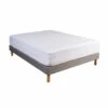 Protège Matelas Molleton 100% Coton - Bonnet 50 Cm -Doublures De Lit Soldes 2024 protege matelas molleton bonnet 50 fond blanc 1