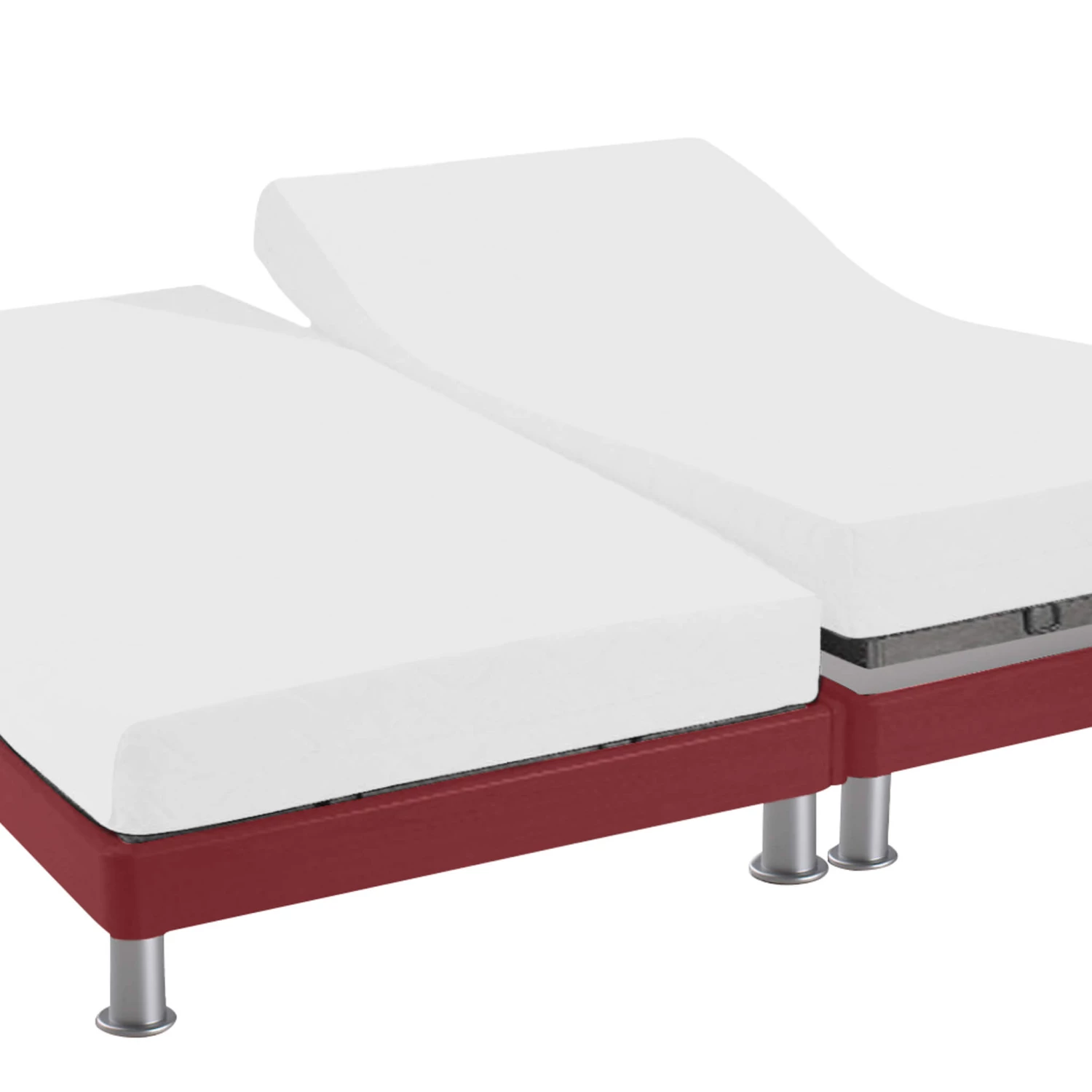 Protège Matelas Molleton Imperméable - Bonnet 27 Cm TPR Pour Sommier Articulé 4 Protège Matelas Molleton Imperméable - Bonnet 27 Cm TPR Pour Sommier Articulé – Image 2
